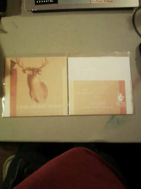 I Was Afraid / Nouns Split 7" Lathe Record