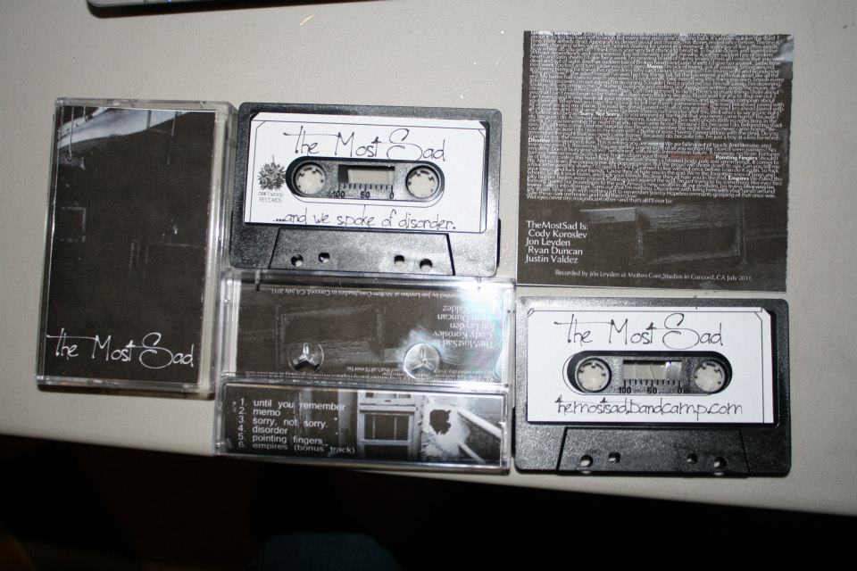 The Most Sad - ...And We Spoke of Disorder Cassette Tape