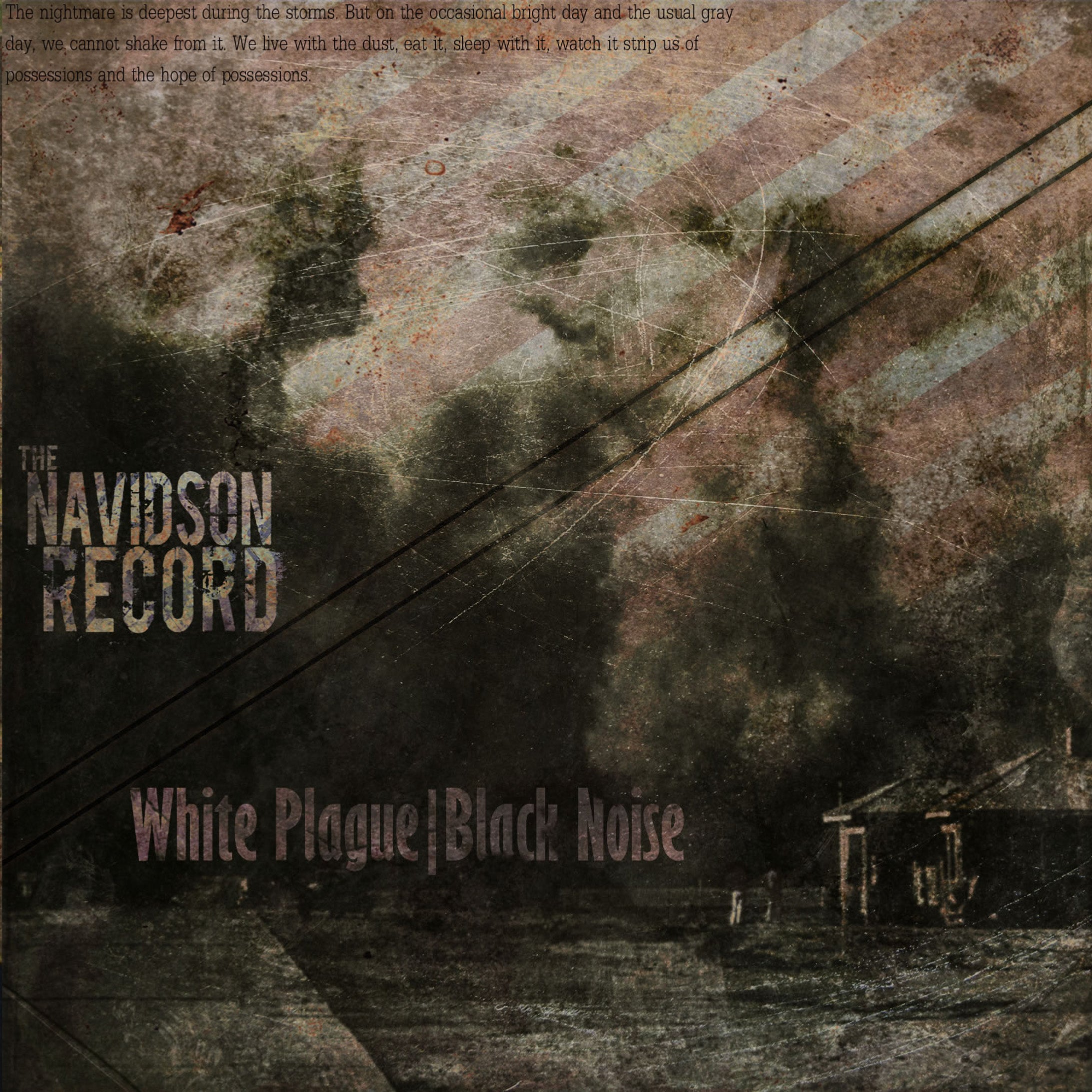 The Navidson Record - White Plague | Black Noise   7" Vinyl Record