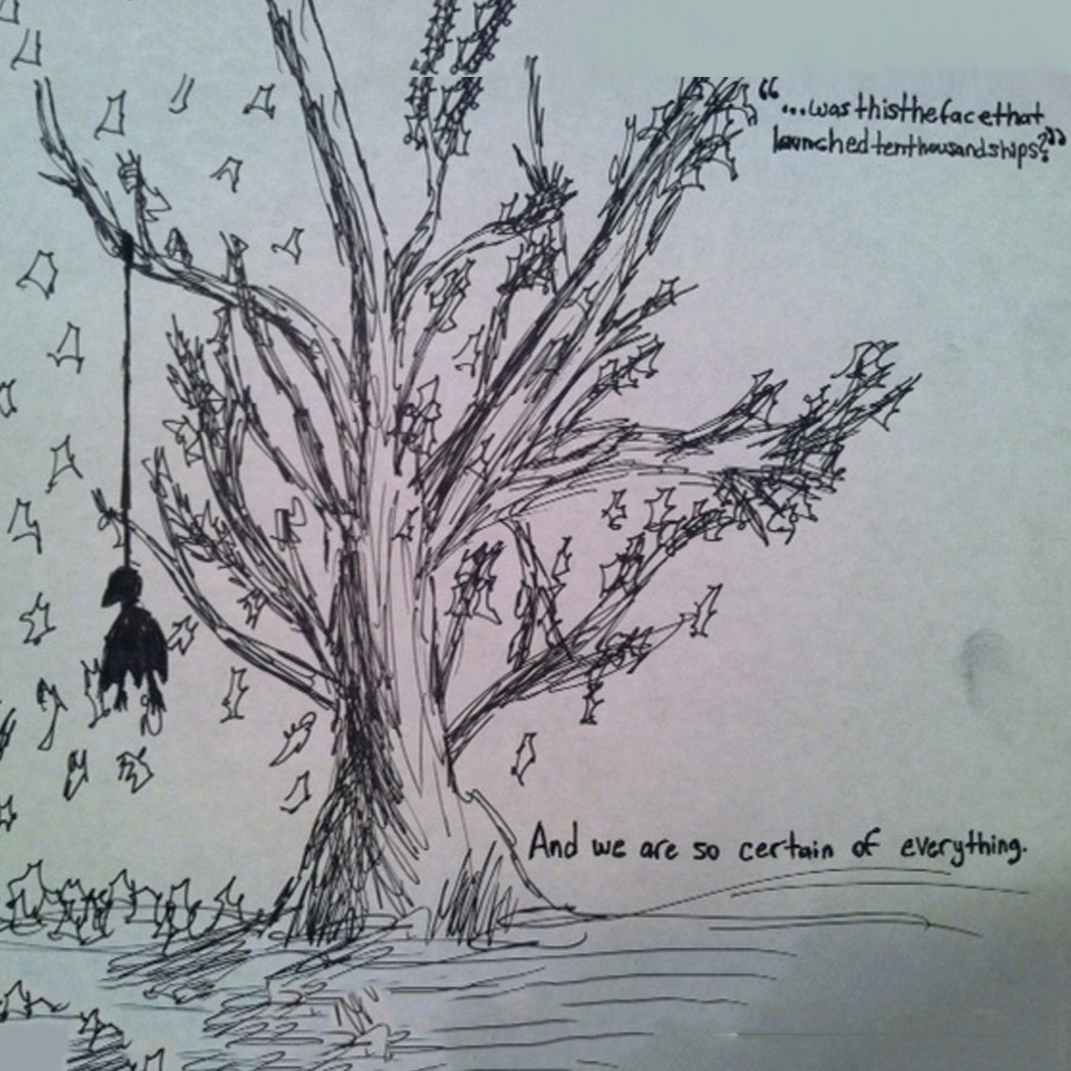 "...wasthisthefacethatlaunchedtenthousandships?" -  all those born among them 7" Vinyl Record